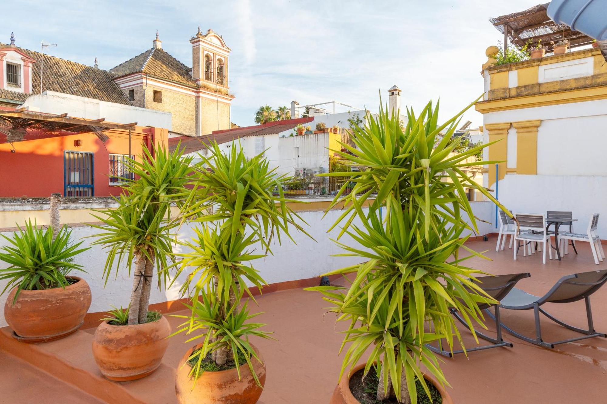 Descubrehome Penthouse Santa Cruz, Private Terrace Sevilla Exteriör bild